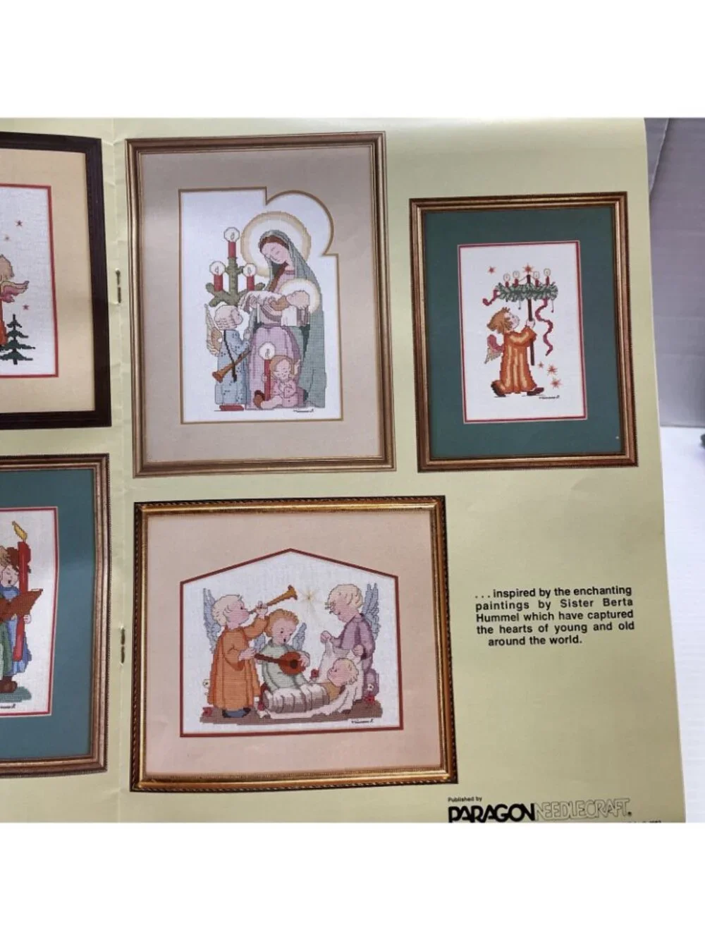 Hummel Designs Counted Cross Stitch Book 2 Paragon Gloria & Pat 1982 - EUC Read